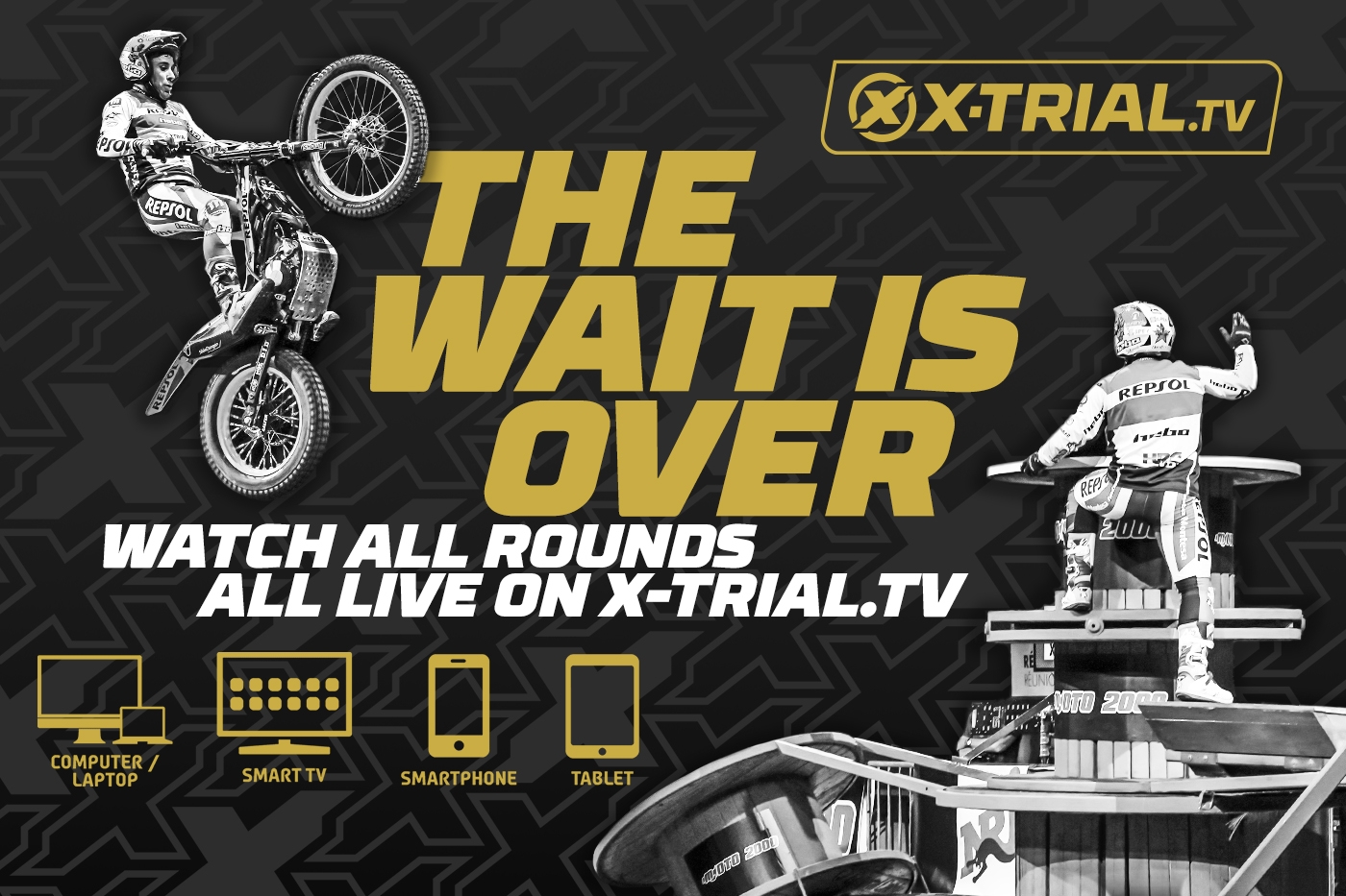 Suivez le Championnat du Monde FIM X-Trial sur X-Trial.tv Suivez le Championnat du Monde FIM X-Trial sur X-Trial.tv